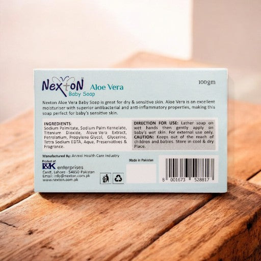 NEXTON Baby Soap Aloe Vera Good For Sensitive Skin