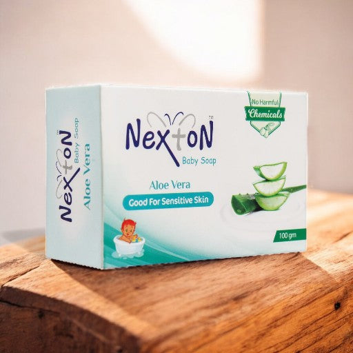 NEXTON Baby Soap Aloe Vera Good For Sensitive Skin