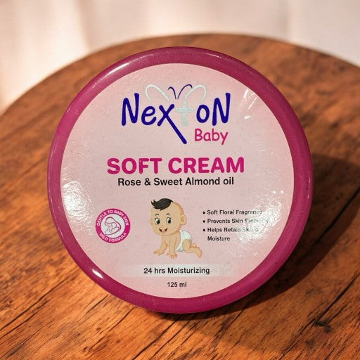 NEXTON Baby Soft Cream Rose & Sweet Almond Oil