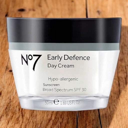 No7 Early Defence Day Cream Hypro-allergenic Sunscreen Broad Spectrum SPF 30