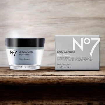 No7 Early Defence Night Cream Hypro-allergenic