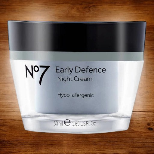 No7 Early Defence Night Cream Hypro-allergenic