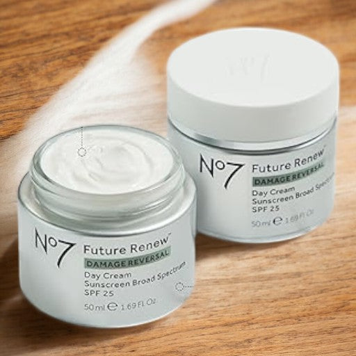 No7 Future Renew Damage Reversal Day Cream Sunscreen Broad Spectrum SPF 25