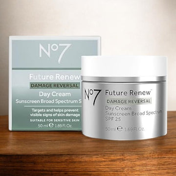 No7 Future Renew Damage Reversal Day Cream Sunscreen Broad Spectrum SPF 25