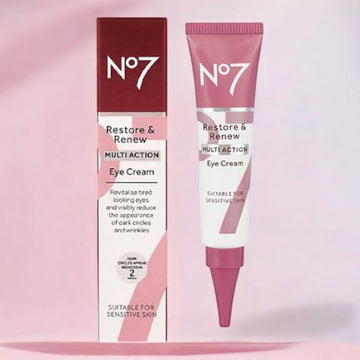 No7 Restore & Renew MultiAction Eye Cream Suitable for Sensitive Skin