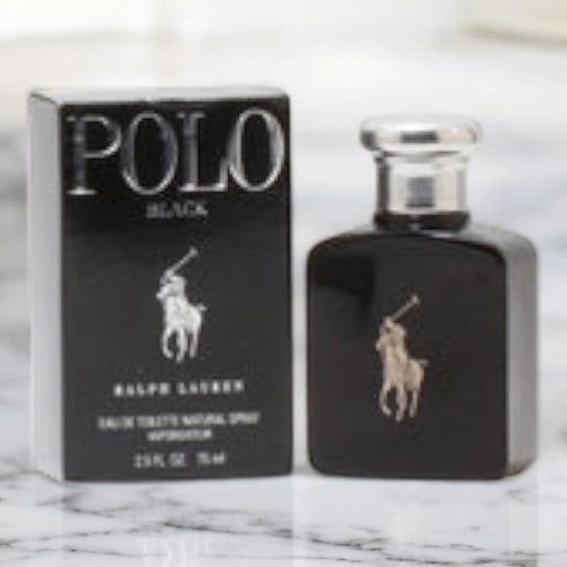 POLO BLACK FOR MEN BY RALPH LAUREN - EAU DE TOILETTE SPRAY