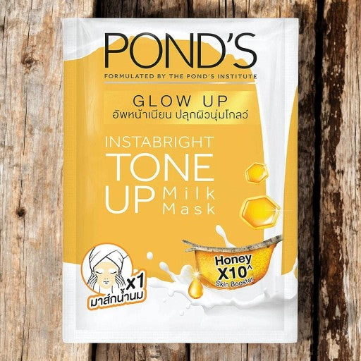 Pond's White Beauty Instabright Tone-up Milk Mask Honey