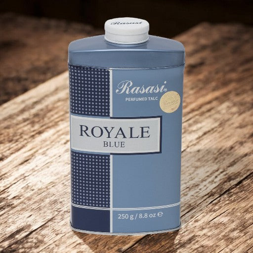 RASASI Perfumed Talc Royale Blue