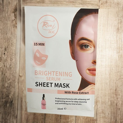 RIVAJ Brightening Serum Sheet Mask