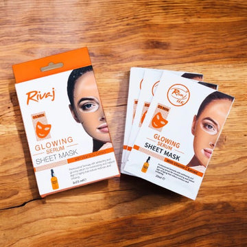 RIVAJ Glowing Serum Sheet Mask