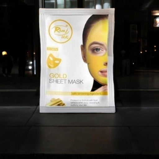 RIVAJ Gold Sheet Mask