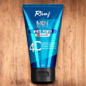 RIVAJ Men Active White Power Face wash