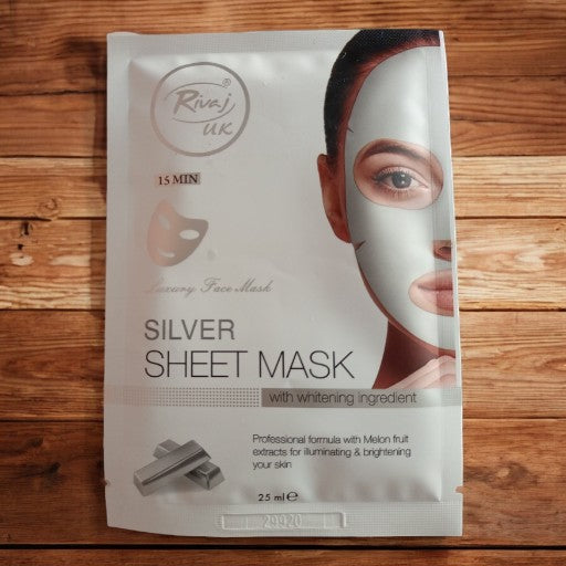 RIVAJ Silver Sheet Mask