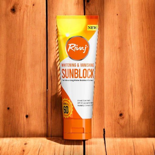 RIVAJ Whitening & Vanishing Sun Block SPF 60