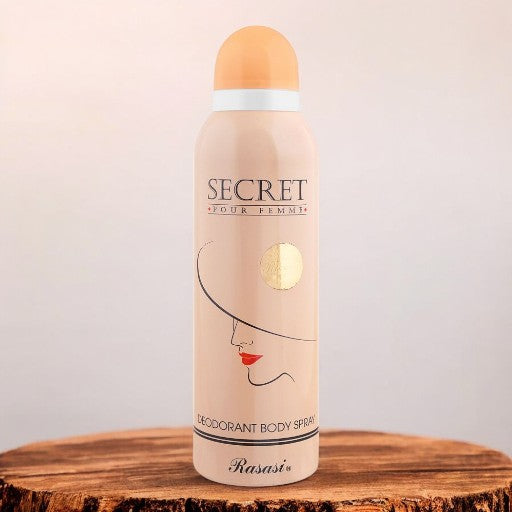 Rasasi Secret Pour Femme Deodorant Body Spray