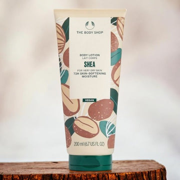 The Body Shop Body Lotion Lait Corps SHEA for very Dry Skin 72H Skin-Softening Moisture Vegan