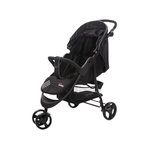 Tinnies Baby Stroller 3 Wheeler Black