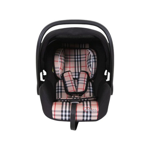 Tinnies Baby Carry Cot T008 Beige Check