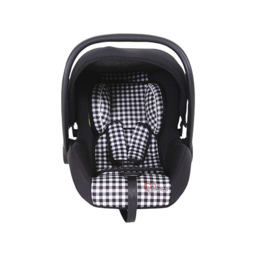 Tinnies Baby Carry Cot T008 Black Check