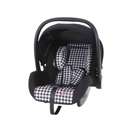 Tinnies Baby Carry Cot T008 Black Check