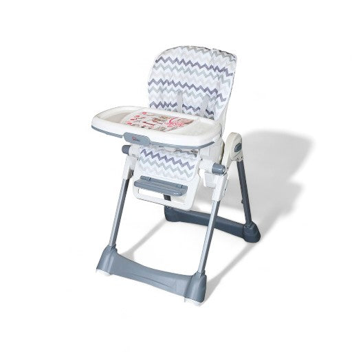 Tinnies Baby High Chair BG-89 Grey Stripper