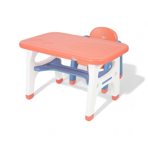 Tinnies Children Study Table Set T1102 Blue-Orange