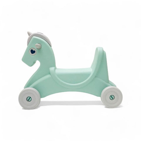 Tinnies Rocking Horse & Push Car Aqua
