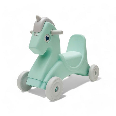 Tinnies Rocking Horse & Push Car Aqua
