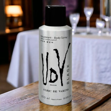 UDV Men Black Body Spray