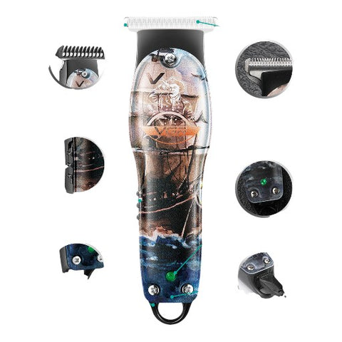 VGR V-953 Graffiti Design Professional Rechargeable cordless Hair & Beard Trimme