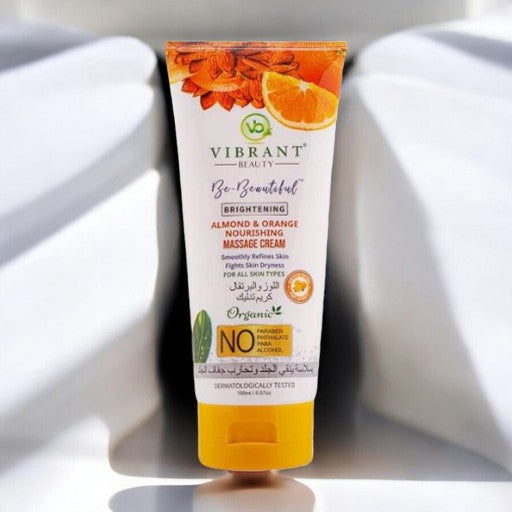 VIBRANT BEAUTY Be Beautiful Almond & Orange Massage Cream