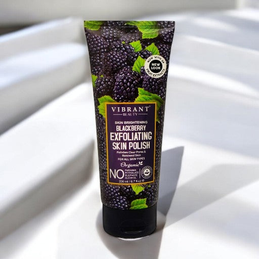 VIBRANT BEAUTY Skin Brightening BlackBerry Exfoliating Skin Polish