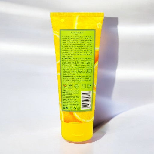 VIBRANT BEAUTY Skin Brightening Lemon Purifying Face Wash