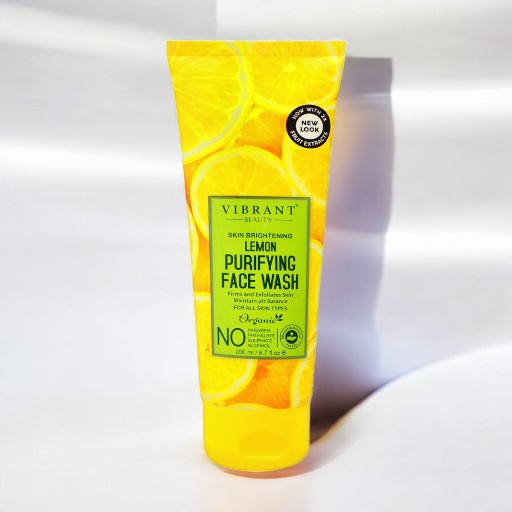 VIBRANT BEAUTY Skin Brightening Lemon Purifying Face Wash