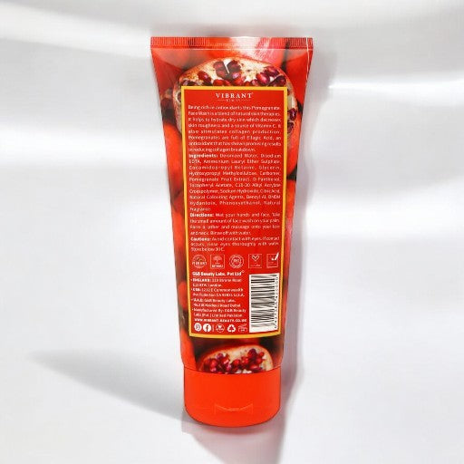 VIBRANT BEAUTY Skin Brightening Pomegranate Moisturizing Face Wash