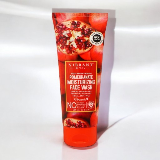 VIBRANT BEAUTY Skin Brightening Pomegranate Moisturizing Face Wash