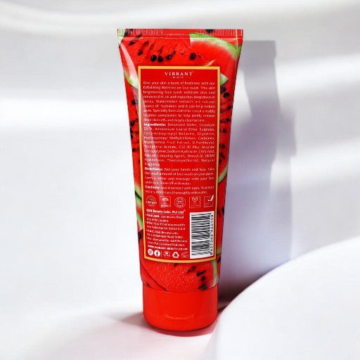 VIBRANT BEAUTY Skin Brightening Watermelon Exfoliating Face Wash