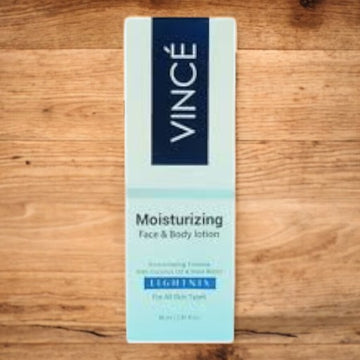 VINCE Moisturizing Face & Body Lotion with Coconut Oil & Shea Butter Lightnix For All Skin Type