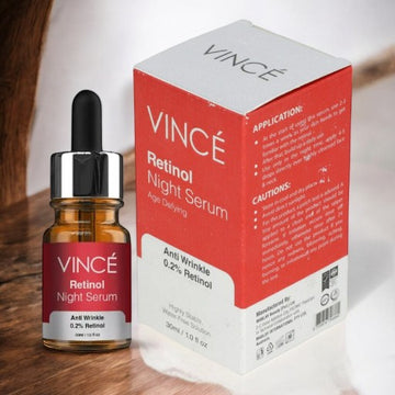 VINCE Retionl Night Serum Age Defying Anti Wrinkle 0.2% Retinol