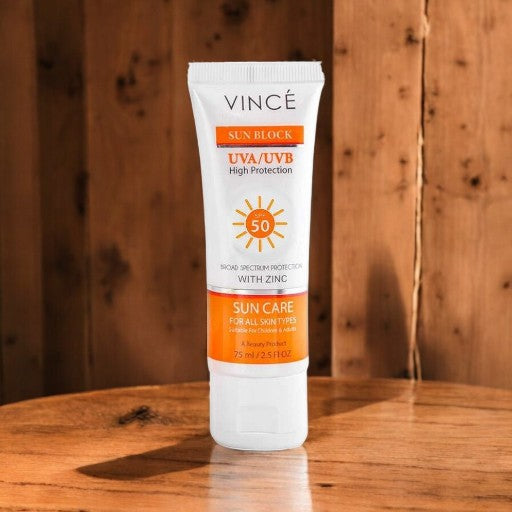 VINCE Sun Block UVA-UVB High Protection SPF 50