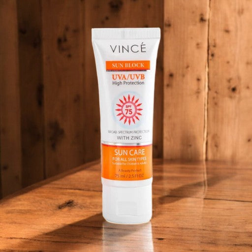 VINCE Sun Block UVA-UVB High Protection SPF 75