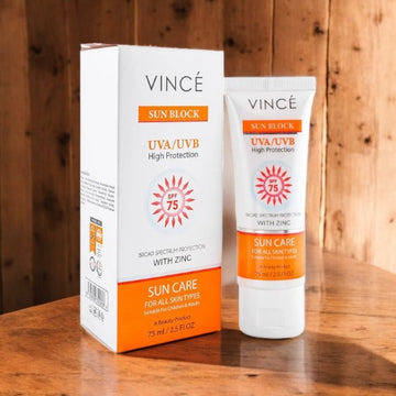 VINCE Sun Block UVA-UVB High Protection SPF 75