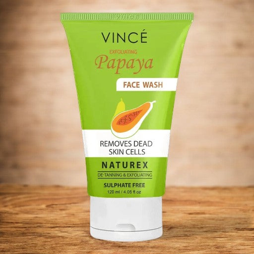 VVINCE Papaya Face Wash Removed Dead Skin cells Naturex Sulphate Free