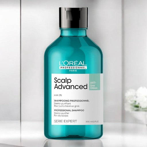 Serie Expert [Scalp Advanced] Anti-oiliness dermo-purifier shampoo.