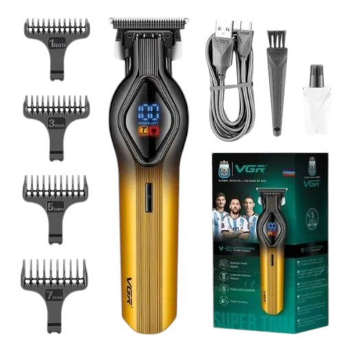 VGR V-921 Clipper Cordless Rechargeable Professional Electric Hair Trimmer for Men