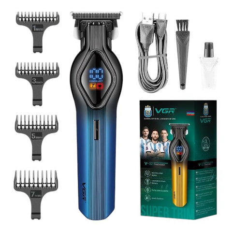 VGR V-921 Clipper Cordless Rechargeable Professional Electric Hair Trimmer for Men